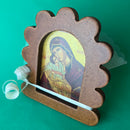 Virgin Mary Baby Jesus Icon Favour Bonboniere Ivory