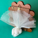 Virgin Mary Baby Jesus Icon Favour Bonboniere Ivory