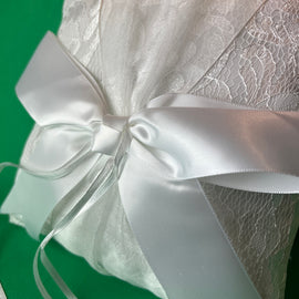 Wedding Ring Cushion White