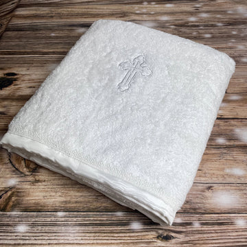 White Bath Towel Miropani