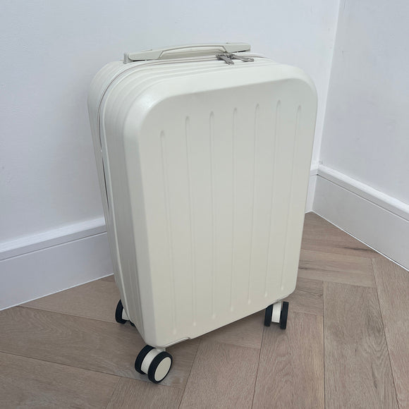 White Carry On Suitcase Greek Orthodox Christening Box