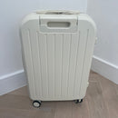White Medium Checked Suitcase Greek Orthodox Christening Box