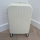 White Medium Checked Suitcase Greek Orthodox Christening Box