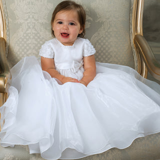 001032 Sarah Louise Christening Gown Worn By Baby Girl