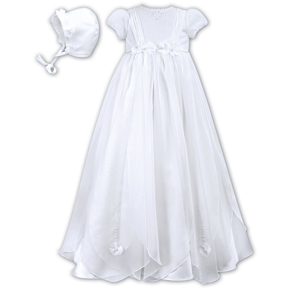 001050 Sarah Louise Christening Gown White