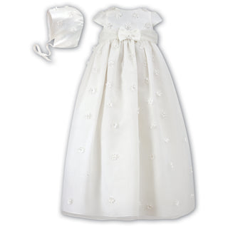 001051 Sarah Louise Christening Gown Ivory