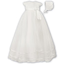 001069 Sarah Louise Christening Gown Ivory