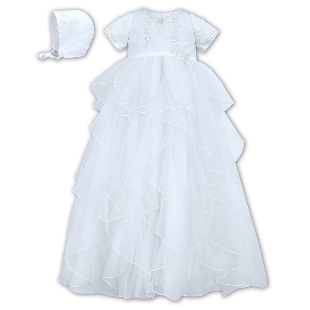 001086 Sarah Louise Christening Gown White