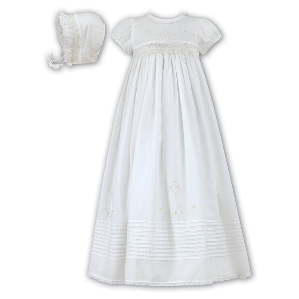 001168 Sarah Louise Christening Gown Ivory