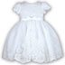 070012 Sarah Louise Christening Dress White