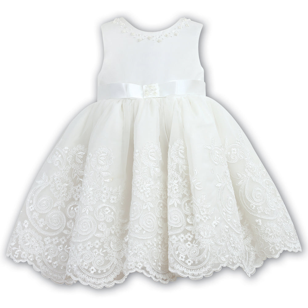 070017 Sarah Louise Christening Dress Ivory