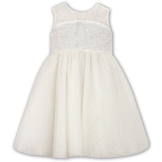 Buy ivory Ceremonial Ballerina Length Dress 070022