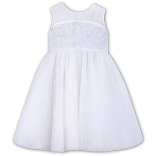 Buy white Ceremonial Ballerina Length Dress 070022