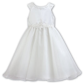 070093 Sarah Louise Christening Dress Ivory