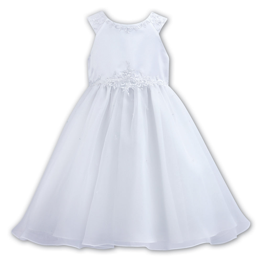 070093 Sarah Louise Christening Dress White