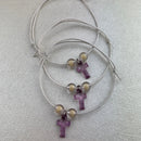 11435 Martyrika Witness Pins Bracelet Purple