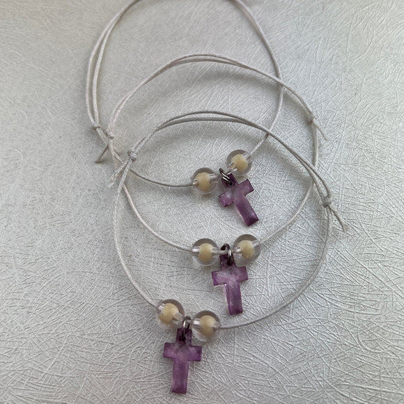 11435 Martyrika Witness Pins Bracelet Purple