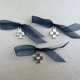 8493 Martyrika Witness Pins Navy Blue