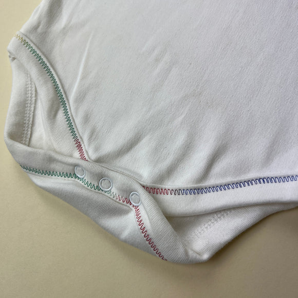 Baby Body Suit 3 Pack TBBBS3P White