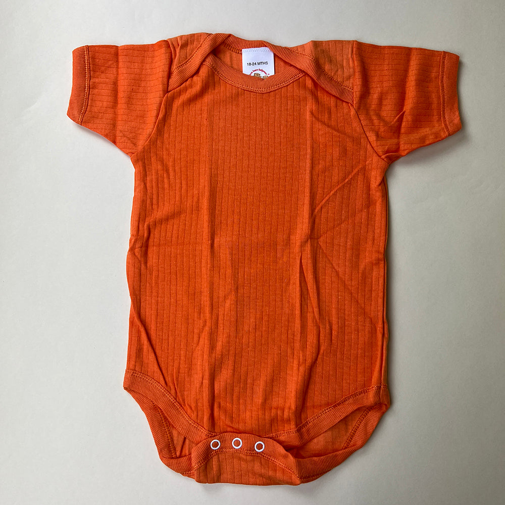 Baby Bodysuit 2 Pack TBBBS2P Orange