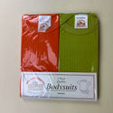 Baby Bodysuit 2 Pack TBBBS2P Orange Green