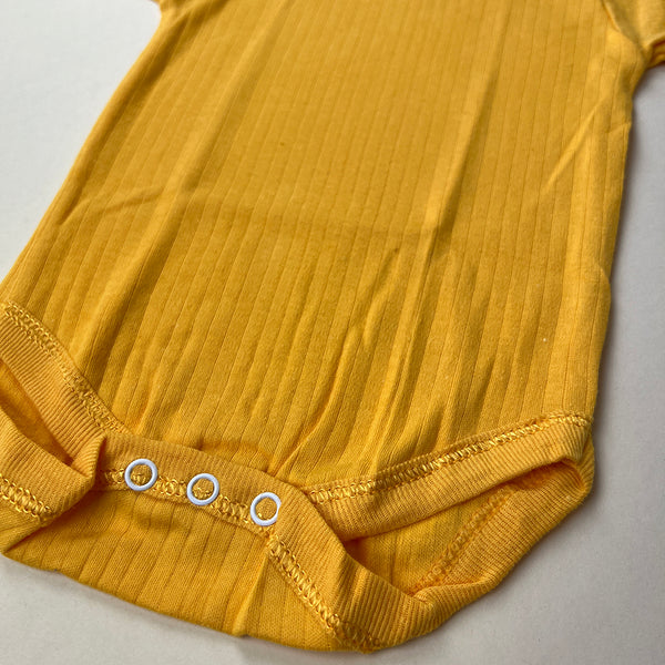 Baby Bodysuit 2 Pack TBBBS2P Yellow