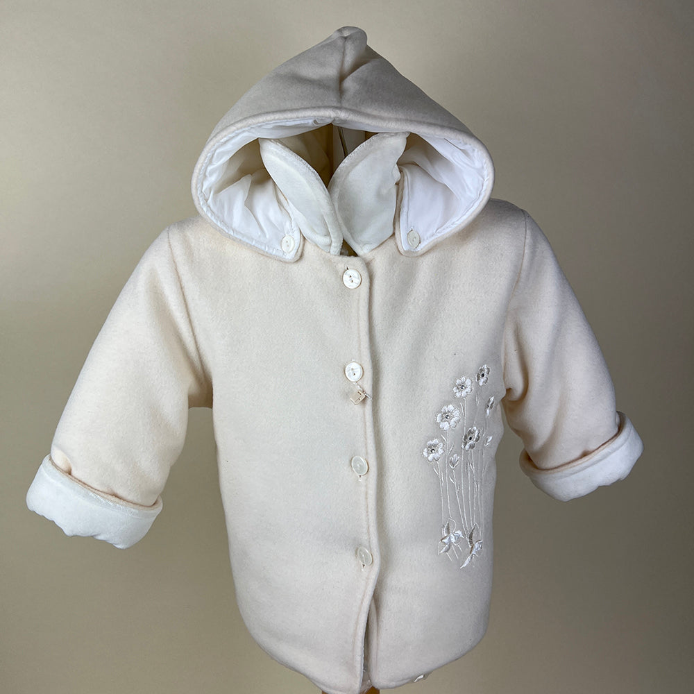 Bufi Girls Coat 1810A Cream