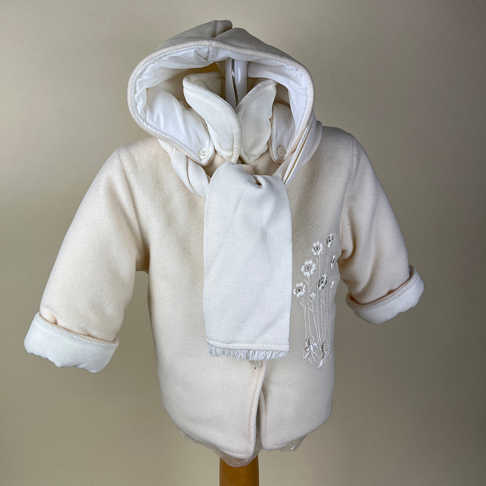 Bufi Girls Coat 1810A Cream