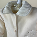 Bufi Girls Coat 1810A Cream Detail