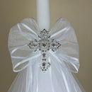 CCLNB1C5 Christening Candle Lampada White