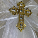 CCLNB1C6 Christening Candle Lampada White