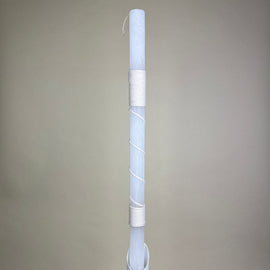 CCLR1 Christening Candle Lampada Ivory