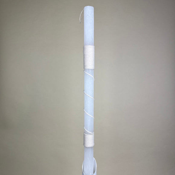 CCLR1 Christening Candle Lampada Ivory