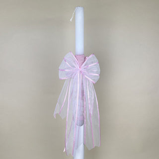 CCLRB1 Christening Candle Lampada Pink