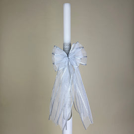 CCLRB1 Christening Candle Lampada Silver