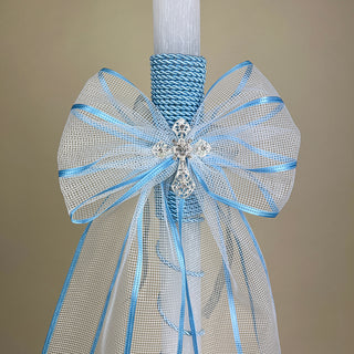 CCLRB1C2 Christening Candle Lampada Blue Zoom