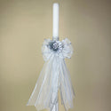 CCLRB1F4 Christening Candle Lampada Silver