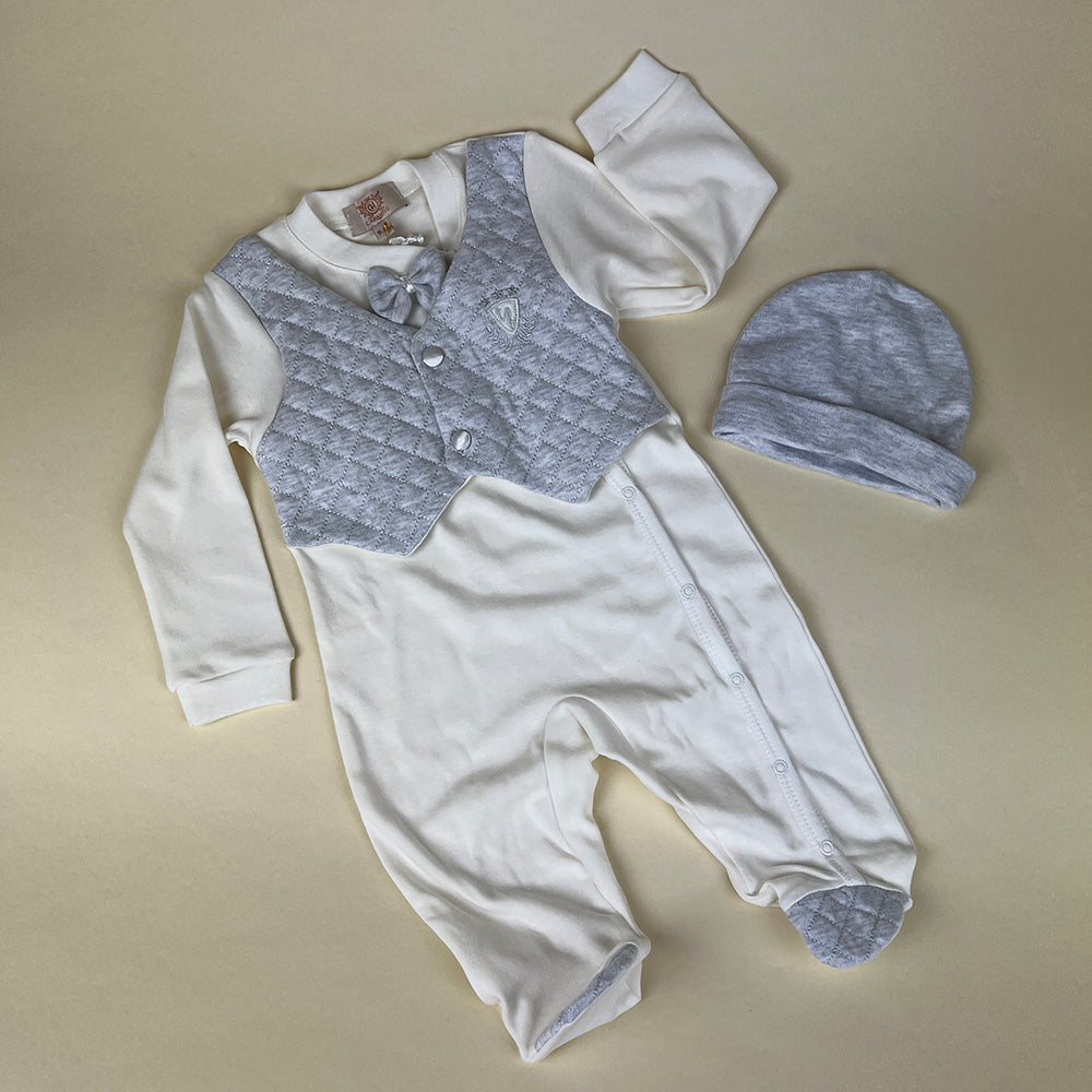 Grey baby grow best sale