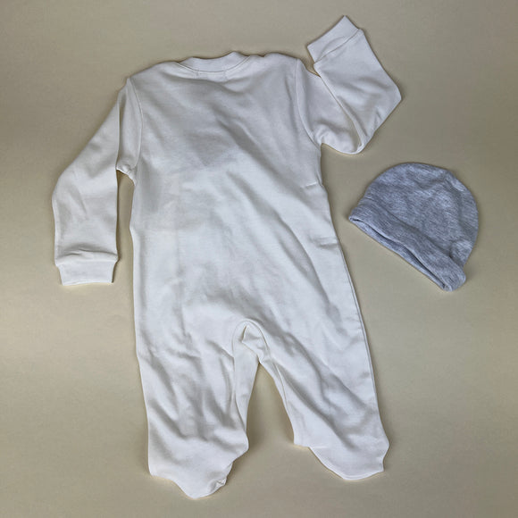 Caramello Baby Grow Set 0850090 White Grey back