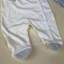 Caramello Baby Grow Set 0850090 White Grey Detail