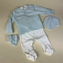 Caramello Baby Grow Set 10479002 White Blue