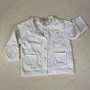 Caramello Baby Grow Set 10479003 White Ivory Cardigan