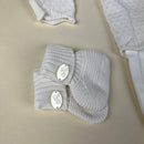 Caramello Baby Grow Set 10479004 White Ivory Booties