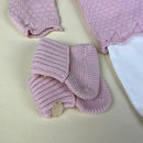 Caramello Baby Grow Set 10479004 White Pink Booties