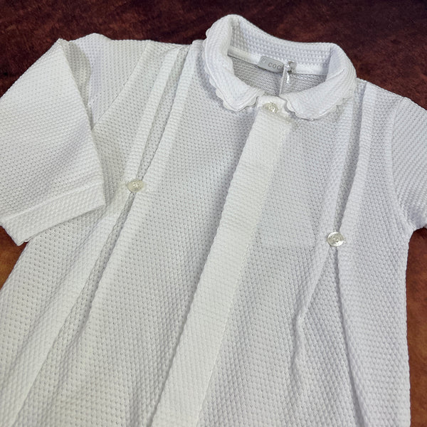 Coco Collection Baby Grow CCS5560 White