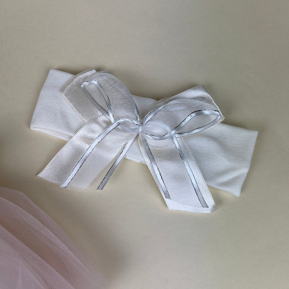 Couche Tot 3 Piece Oufit 356 White Pink Headband