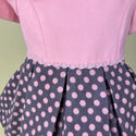 Couche Tot 4 Piece Girls Dress Coat Set 4388 Pink Grey Detail