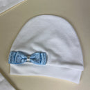 Couche Tot Baby Grow 309 Ivory Blue Detail Hat