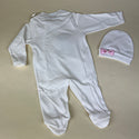 Couche Tot Baby Grow 309 Ivory Pink Back