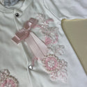 Couche Tot Baby Grow CT405 Ivory Pink Detail